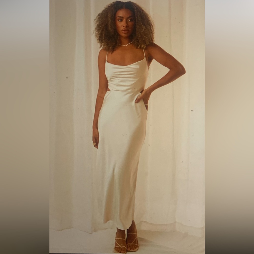 Peppermayo Silk Long Dress